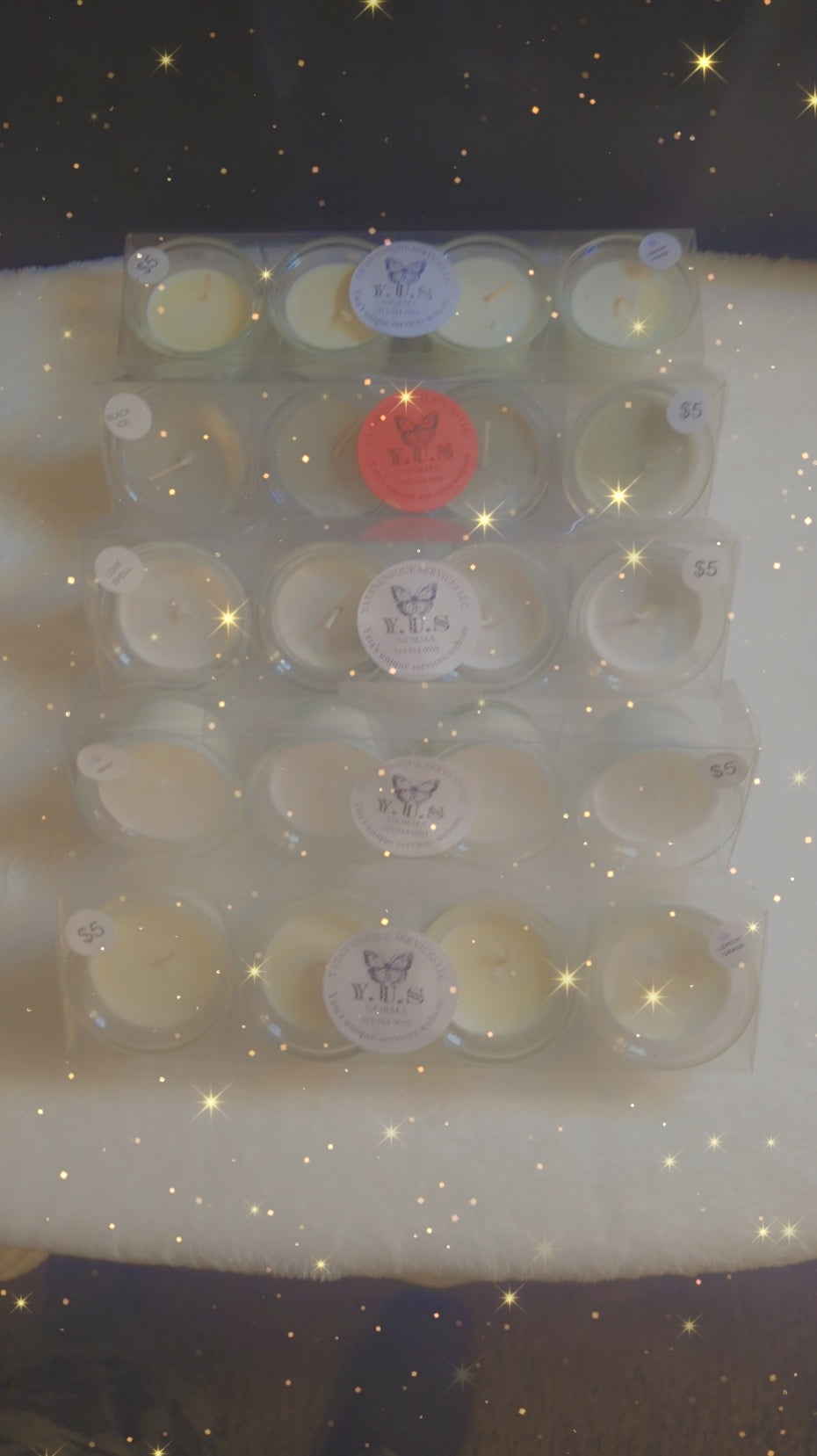 4pc Mini Candle Set